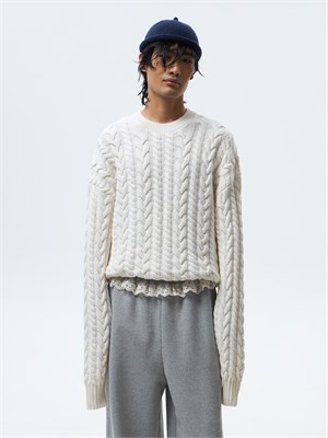 {{photo.Alt || photo.Description || 'Свитер мужской из шерсти и кашемира с косами и длинными рукавами'}}