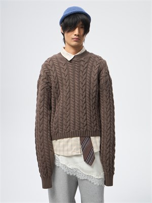 {{photo.Alt || photo.Description || 'Свитер из шерсти и кашемира с косами и длинными рукавами'}}