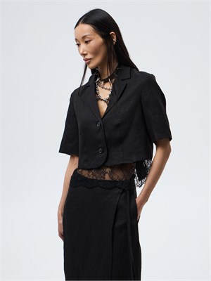 {{photo.Alt || photo.Description || 'Кроп-жакет из 100% льна чёрный'}}