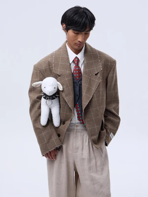 {{photo.Alt || photo.Description || 'Пиджак мужской "бушлат", клетка кэмел'}}