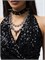 Топ с пайетками бархатный MR/TOP9PAY/черный