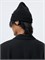 Шапка из шерсти мериноса чёрная MR25SH305