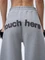 Брюки женские из футера "TOUCH HERE" серым MR25BR72W01