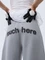 Брюки женские из футера "TOUCH HERE" серым MR25BR72W01