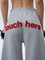 Брюки женские из футера "TOUCH HERE" красным MR25BR72W02